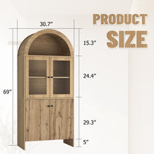 Load image into Gallery viewer, Modern Tech Inspired Dome Cabinet With LED Lighting

