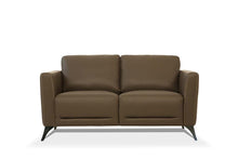 Load image into Gallery viewer, Leather Love Seat - Brown / Black
