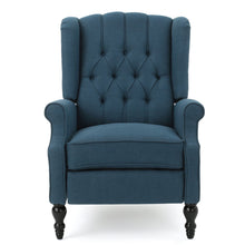 Load image into Gallery viewer, Armchair Recliner With Pushback Mechanism And Wingback Design
