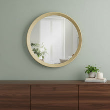 Load image into Gallery viewer, 20" Round Framed Accent Mirror - Cream
