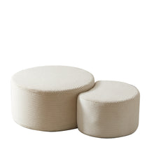 Load image into Gallery viewer, Modern Upholstered Round Coffee Table For Living Room (Set of 2)
