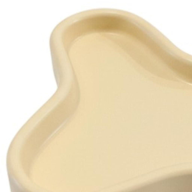 Resin Handmade Geometric Trinket Tray - Light Yellow