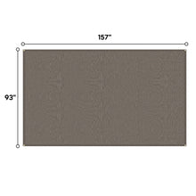 Load image into Gallery viewer, 13' X 7.7' Outdoor Pergola Sun Shade Cover Cloth Patio Canopy Hdpe Permeable With Grommets - Brown
