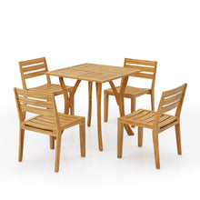 Load image into Gallery viewer, Outdoor 5 Pieces Dining Set - Teak
