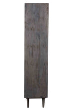 Load image into Gallery viewer, Three Tier Bookcase With Two Doors - Gray
