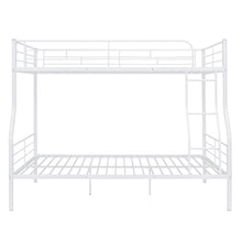 Load image into Gallery viewer, Full XL Over Queen Metal Bunk Bed, White
