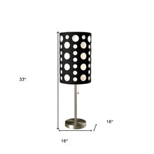 Load image into Gallery viewer, Metal Novelty Drum Shade - Black And White
