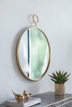 Load image into Gallery viewer, Circle Wall Mirror With Iron Frame, Accent Mirror For Living Room
