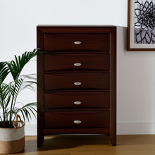 Load image into Gallery viewer, New Chest With 5 Chambared Drawer - Merlot
