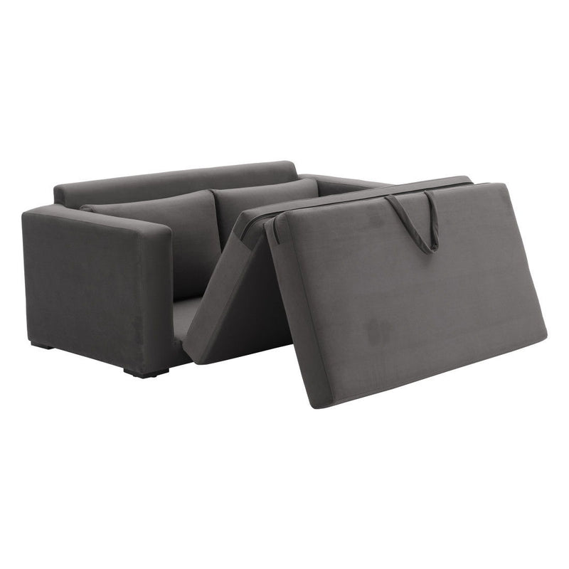 63" Upholstered Sofa - Gray