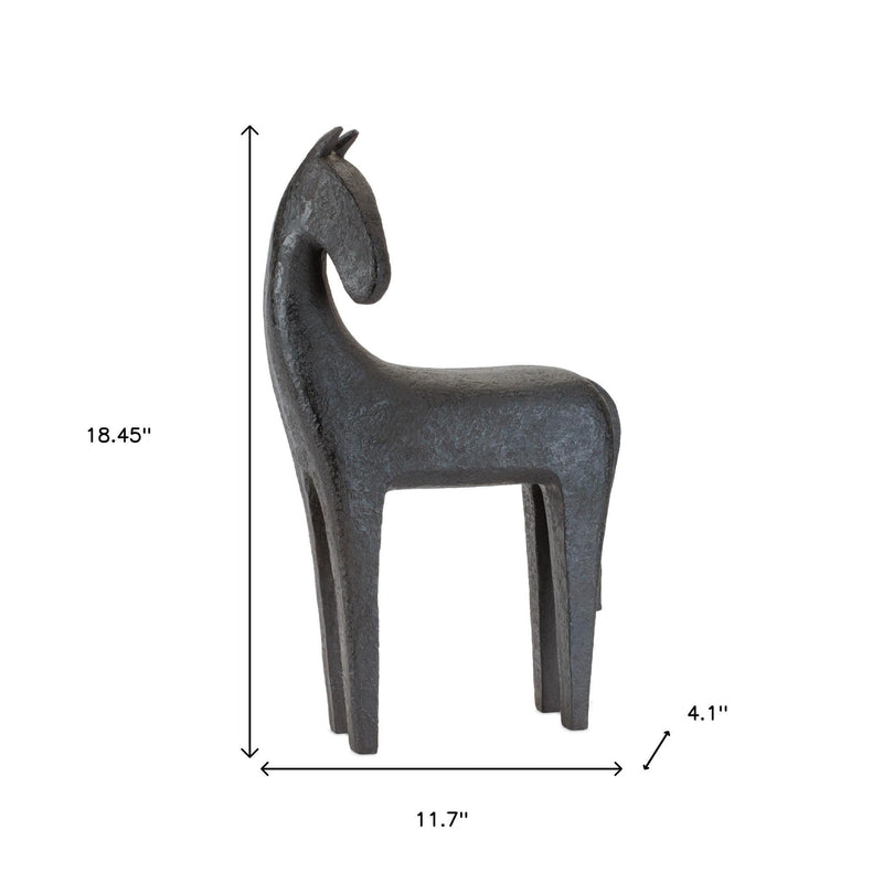 Poly Horse Tabletop Sculpture (Set of 2) (633978) - Black