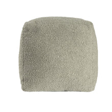 Load image into Gallery viewer, Boucle Pouf Ottoman - Sage
