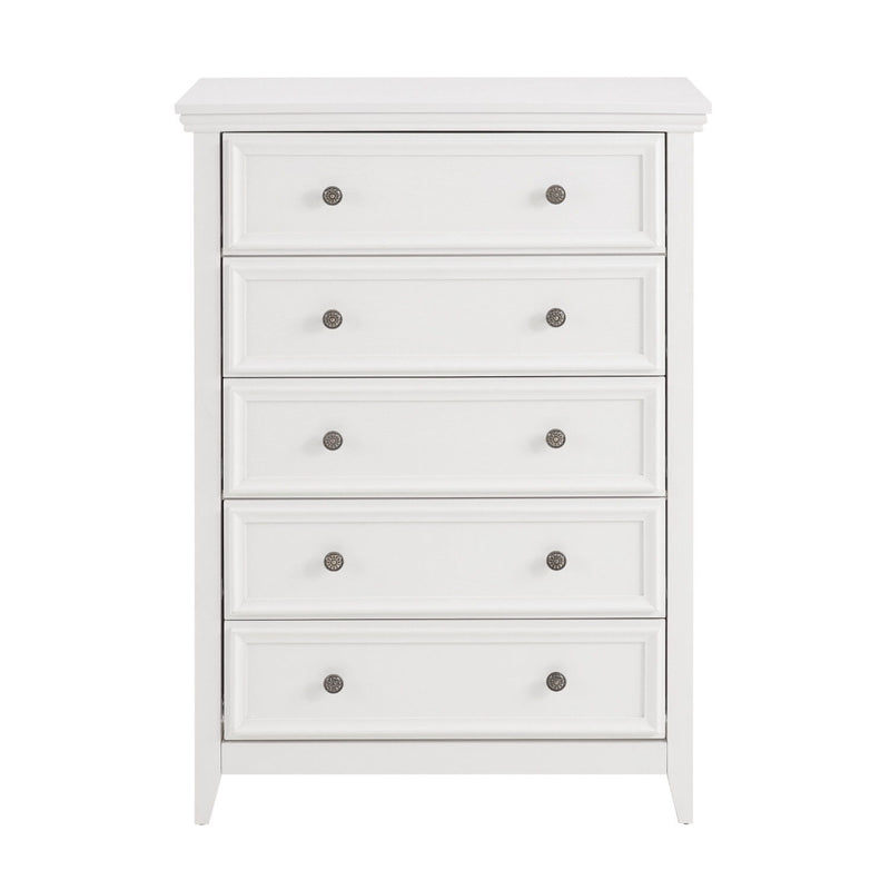 Five Drawer Dresser (716329) - White