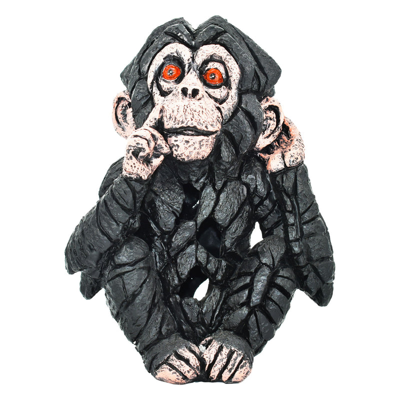 Monkey Tabletop Sculpture - Brown / Pink / Red