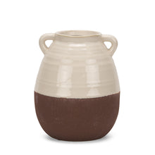 Load image into Gallery viewer, Amphora Table Vase (608356) - Brown / Cream
