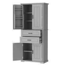 Load image into Gallery viewer, Multi Functional Storage Cabinet With Adjustable Shelves, 2 Drawers, Door Shelves
