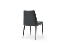 Load image into Gallery viewer, Faux Leather Dining Parsons Chair - Black
