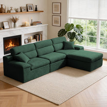 Load image into Gallery viewer, Corner Chaise Sofa With High Backrest

