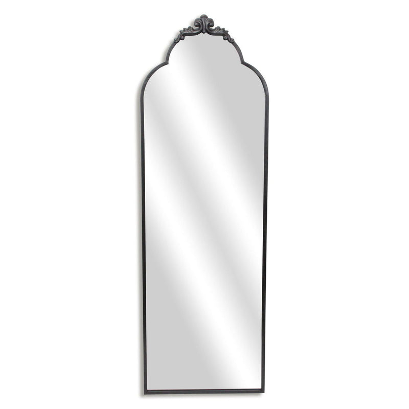 65" Metal Arch Full Length Hanging Mirror - Black