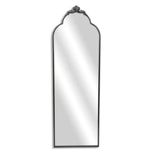 Load image into Gallery viewer, 65" Metal Arch Full Length Hanging Mirror - Black
