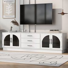 Load image into Gallery viewer, Modern Minimalist TV Stand, Entertainment Center Media Console Cabinet With Adjustable Shelves For Living Room
