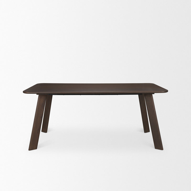 Solid Wood Dining Table (727896) - Brown
