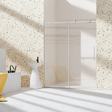 Load image into Gallery viewer, Frameless, Single Sliding Soft Close Shower Doors, 5/16" Sgcc Tempered Glass
