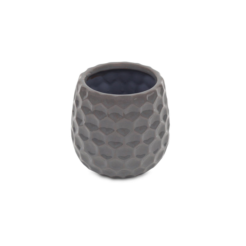 Round Pot Planter (487397) - Gray