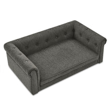Load image into Gallery viewer, Modern Elegant Rectangle Pet Bed, Durable Elevated Dog Sofa
