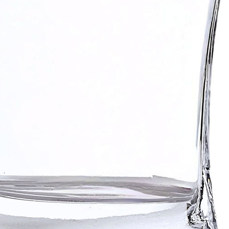 Mouth Blown Pocket Table Vase - Clear