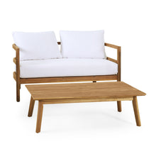 Load image into Gallery viewer, Outdoor Furniture With Coffee Table, Patio Conversation Set Deep Seating With Soft Cushion
