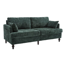 Load image into Gallery viewer, Chenille 2 Seater Sofa With LED Light, USB Charging Port, And Storage Bag
