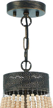 Load image into Gallery viewer, 17" Candle Style Five Light Metal Dimmable Chandelier - Black / Gold
