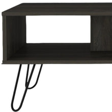 Load image into Gallery viewer, Set of Two Espresso and Black Wood and Metal Furniture Set
