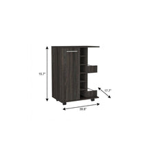 Load image into Gallery viewer, Set of Two Espresso and Black Wood Furniture Set
