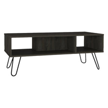 Load image into Gallery viewer, Set of Two Espresso and Black Wood Furniture Set
