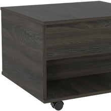 Load image into Gallery viewer, Set of Two Espresso and Black Wood Wheel Furniture Set
