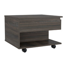 Load image into Gallery viewer, Set of Two Espresso and Black Wood Wheel Furniture Set

