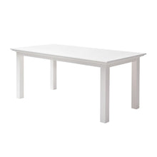 Load image into Gallery viewer, 71" White Solid Wood Dining Table
