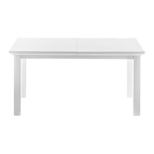 Load image into Gallery viewer, 79" White Solid Wood Butterfly Leaf Extending Dining Table
