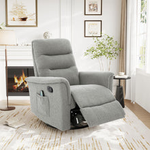 Load image into Gallery viewer, Manual Recliner Chair With 8 Point Massage And Swivel Function
