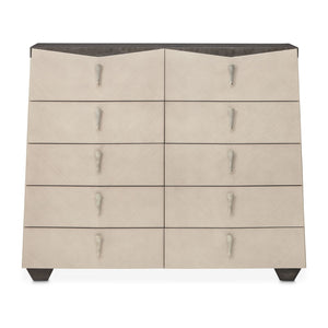Fantosini - 10-Drawer Mule Chest - Silver Mist