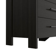 Load image into Gallery viewer, 59" Six Drawer Double Dresser - Black

