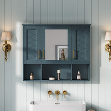 Load image into Gallery viewer, Modern Wall Mounted Medicine Cabinet With Adjustable Shelves, Soft Close Doors, High Define Mirror
