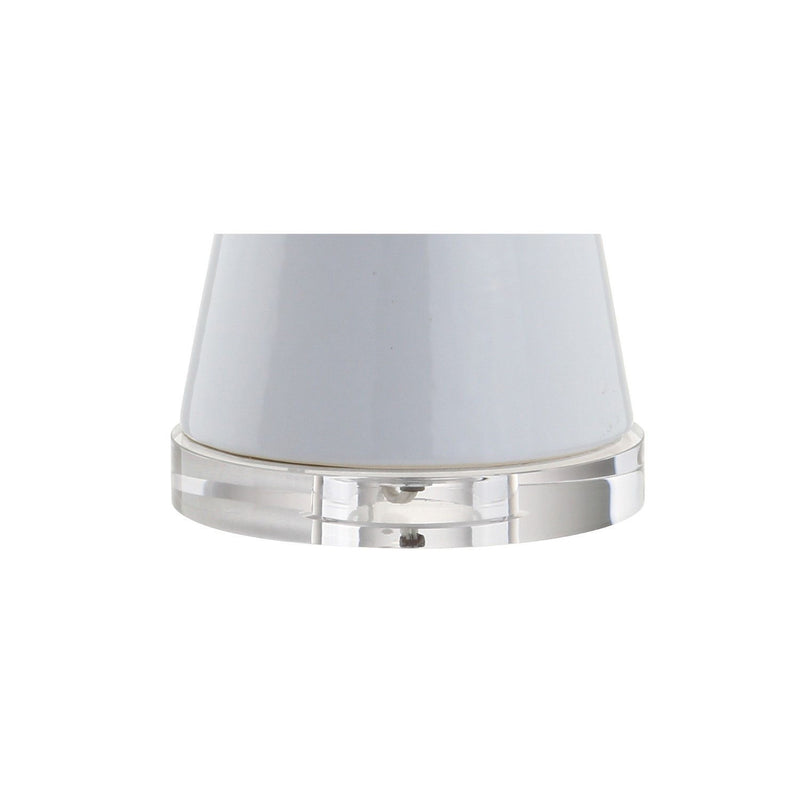 29" Novelty Table Lamp With Drum Shade - White
