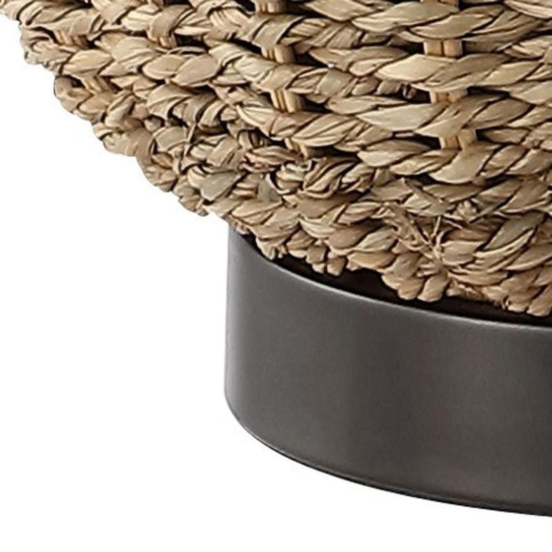 Urn Table Lamp LED With Empire Shade - Antiqued Bronze