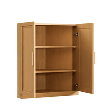 Load image into Gallery viewer, 31" Wood Corner Accent Cabinet - Natural
