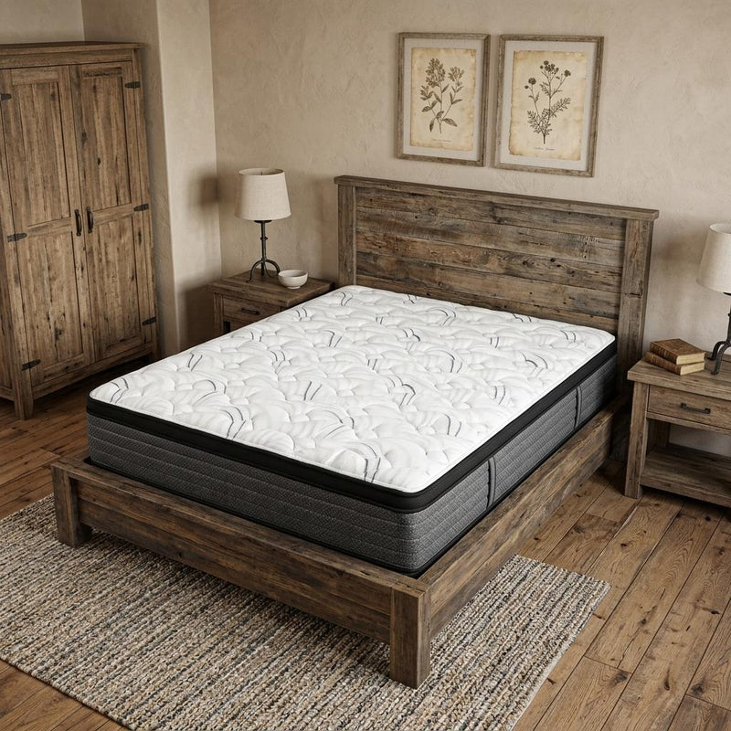 Foam Plush Euro Top Hybrid Mattress - Split California King