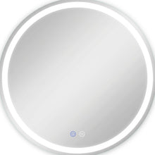 Load image into Gallery viewer, 35" Round Frameless Accent Mirror - White
