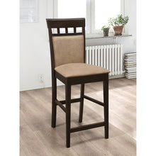 Load image into Gallery viewer, Upholstered Counter Height Stools (Set of 2) - Beige / Brown
